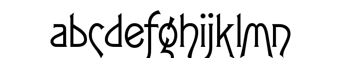 FletcherGothicFLF Font LOWERCASE