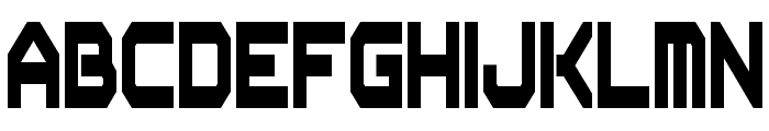 Flipbash Condensed Font UPPERCASE