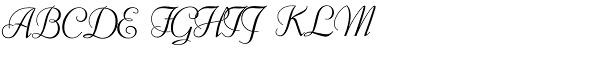 Florentine Cursive RR Regular Font UPPERCASE