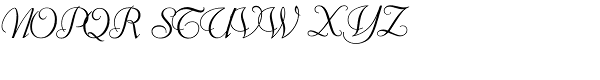 Florentine Cursive RR Regular Font UPPERCASE