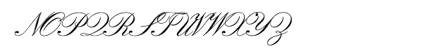 Florentine Script II Font UPPERCASE