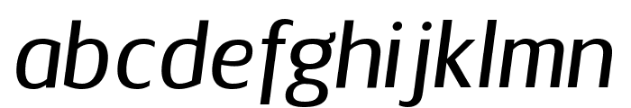 Florid Italic Font LOWERCASE