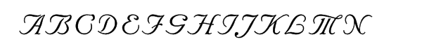 Floridian Script Font UPPERCASE