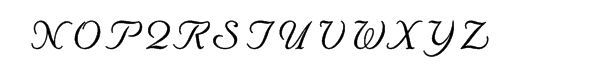 Floridian Script Font UPPERCASE