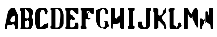 Flottig Font UPPERCASE