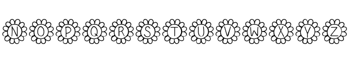 Flower Power Thin Font UPPERCASE