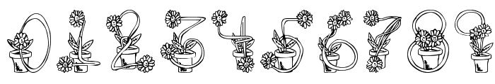FlowerSketches Font OTHER CHARS
