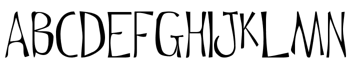 Flowerchild Plain Font UPPERCASE