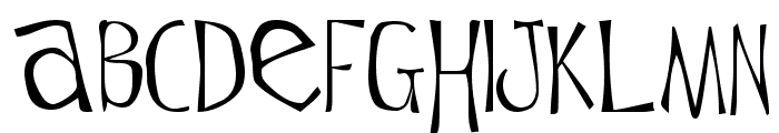 Flowerchild Plain Font LOWERCASE