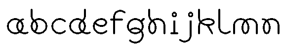 Flox Rounded Regular Font LOWERCASE
