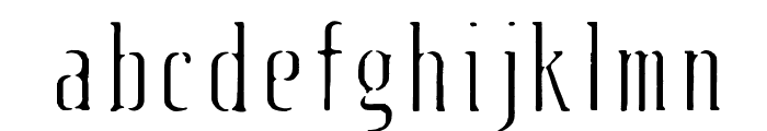 Fluid-light Font LOWERCASE
