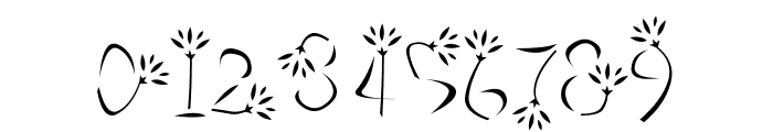 flower3 Font OTHER CHARS