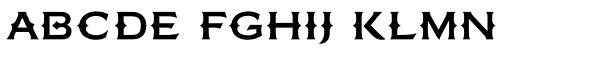 FM Bolyar Ornate Font LOWERCASE