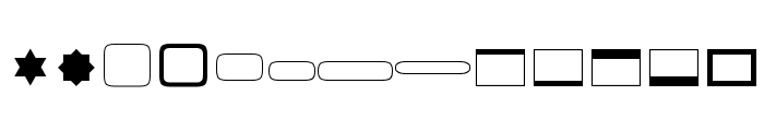 FnT_BasicShapes1 Font LOWERCASE