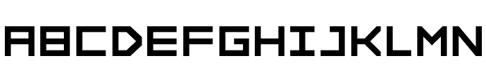 FORCED SQUARE Font UPPERCASE