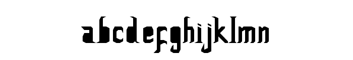 FoOleD bY GaYUs Regular Font LOWERCASE