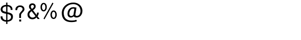 Folio SB-Light Font OTHER CHARS