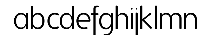 Folks-Light Font LOWERCASE