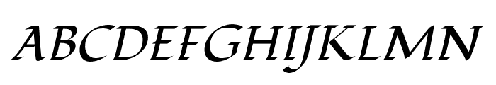 Fondamento Italic Font UPPERCASE