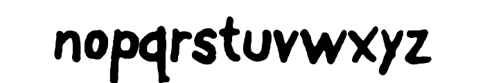 Font-On-A-Stick Font LOWERCASE