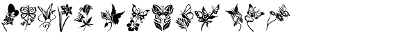 Fontazia Papilio Font UPPERCASE
