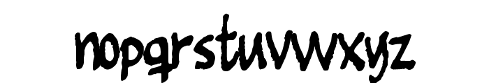 Foot Fight Font LOWERCASE