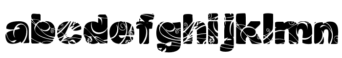 Forced Flowers Font LOWERCASE