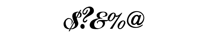 Ford script Font OTHER CHARS