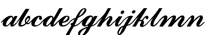 Ford script Font LOWERCASE