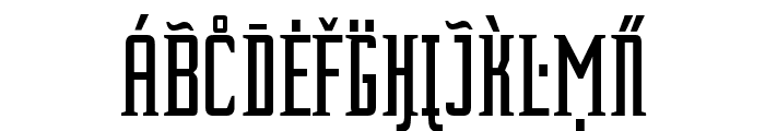 ForeignSheetMetal Font LOWERCASE