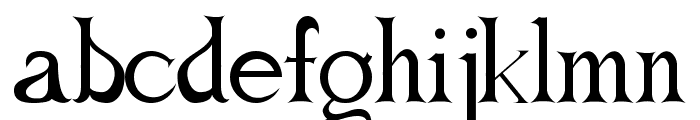 Forget Me Knot Roman Font LOWERCASE