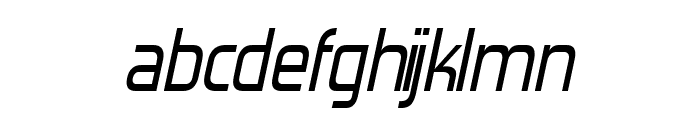 Forgotten Futurist Italic Font LOWERCASE