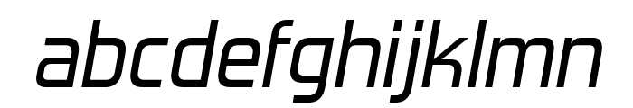 ForgottenFuturistRg-Italic Font LOWERCASE