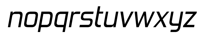 ForgottenFuturistRg-Italic Font LOWERCASE