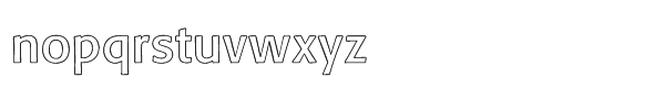 FormataÂ® Std Outline Font LOWERCASE