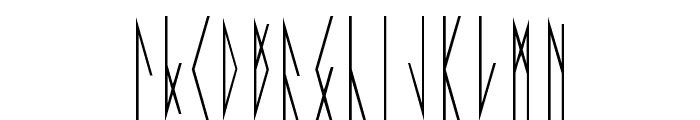 Fort Wendy Regular Font LOWERCASE