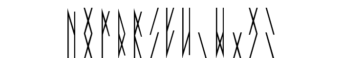 Fort Wendy Regular Font LOWERCASE