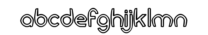 FortuneCity Comic Outline Font LOWERCASE