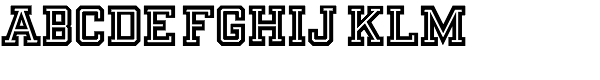 Forward Passed JNL-Regular Font UPPERCASE