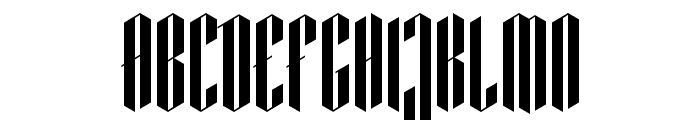Fracmetrica-Black Font UPPERCASE