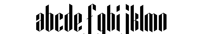 Fracmetrica-Black Font LOWERCASE
