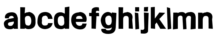 FrailSansBold Font LOWERCASE