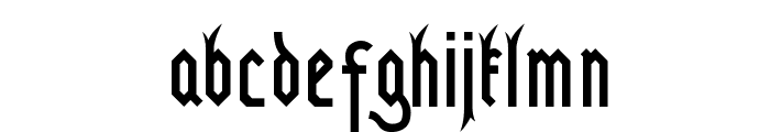 Fraktur Modern Regular:Version 1.00 Font LOWERCASE