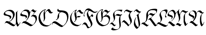 FrakturaFonteria-Slim Font UPPERCASE