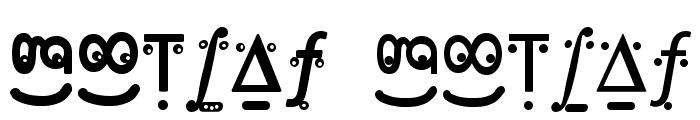 FranKleinFaces Font LOWERCASE
