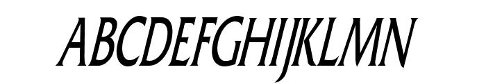 Franco Thin Italic