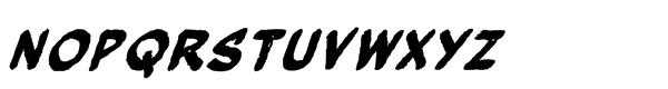 Frank Bellamy Std Bold Italic Font LOWERCASE