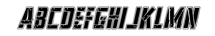 Frank-n-Plank Academy Italic Font LOWERCASE