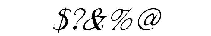 FrankTimes Italic Font OTHER CHARS