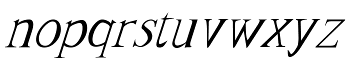 FrankTimes Italic Font LOWERCASE